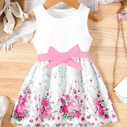 YK Floral Print Fit & Flare Dress-picture-11