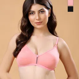 Cotton Opera Women Pack Of 2 Bra Medium Coverage image 3