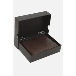 Van Heusen Men Brown Genuine Leather Wallet image 5
