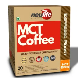 NEULIFE KETOFUEL MCT Bullet Coffee (Hot Brew) for Weight loss & Focus | U.S Patented Product, Arabica Blend 20 packets (Espresso Roast)-picture-20