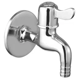 Cliquin Oliver Series Wall Mount Brass Nozzle Cock with Wall Flange in Chrome Finish-picture-45