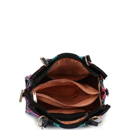 WOMEN MARKS Floral Printed PU Oversized Shopper Handheld Bag image 2