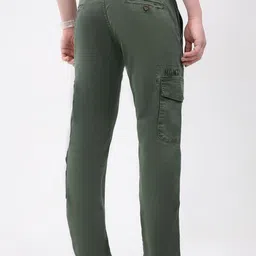 Monte Carlo Men Regular Fit Mid-Rise Cargo Trousers image 3