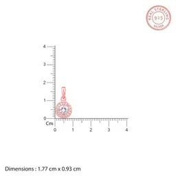 giva 925 Silver Rose Gold Most Precious Pendant With Link Chain| Necklace to Gift Women & Girls | With Certificate of Authenticity and 925 Stamp | 6 Months Warranty image 5