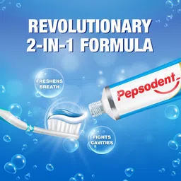 Pepsodent 2 in 1 Cavity Protection Toothpaste (130g, Pack of 3) image 5