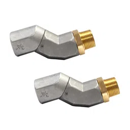 2PCS 3/4 Inch Fuel Swivel with Roating Connector Fuel Hose Connector NPT Connector Fuel Plane Swivel image 1