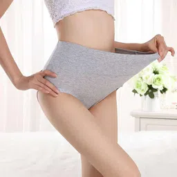 teri beri Women's Combed Cotton High Waist Tummy Control Panty-Pack of 2 image 3