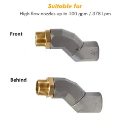 2PCS 3/4 Inch Fuel Swivel with Roating Connector Fuel Hose Connector NPT Connector Fuel Plane Swivel image 4