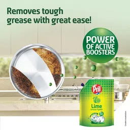 Pril Lime Liquid Dishwash Gel - 850ml Pouch | Dish Cleaning Liquid Gel with German Technology - Active Power Molecules Leaves No Residue, Grease Cleaner For All Types of Utensils image 5