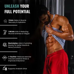 OSOAA EAA Supplement 300g | 30 Servings of Essential Amino Acids with BCAA 5280 | Supports Muscle Recovery & Performance | For Men & Women - Powder (Blackberry Flavour) image 2