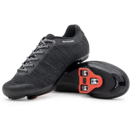 Tommaso Strada Ready to Ride Mens Indoor Cycling Shoes with Look Delta Or SPD Cleats Pre-Installed - Optimized Bike Shoes for Men for Peloton, Echelon & Bowflex Spin Bikes image 1