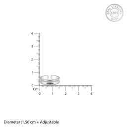 giva 925 Silver Radiance Wrap Toe Rings, Adjustable| Toe Rings for Women and Girls | With Certificate of Authenticity and 925 Stamp | 6 Month Warranty image 4