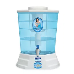 KENT Gold Plus Gravity Water Purifier (11015) | UF Technology Based | Non-Electric & Chemical Free | Counter Top | 20L Storage | White image 1