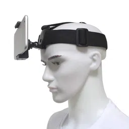 Action Pro Head Strap Mount Phone Holder Tripod Mount Adapter with Long Thumb Screw Compatible with GoPro-12/11/10/9/8/7/6/5/4/SJCAM and Other Action Cameras and All Smartphones image 2