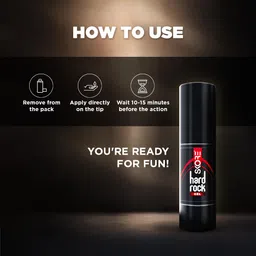 Skore Hardrock Gel | Skin Friendly | Non-sticky | Natural blend for Men | 30ml image 5