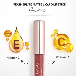 Parul Garg Beauty Featherlite Matte Liquid Lipstick | High-Pigment, Long-Wear & Non-Drying | Lightweight & Transfer-Proof | 100% Vegan & Clean Beauty | Passion 44 - Dusky Pink| 2.5ml image 5
