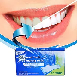 oulanao Advanced Teeth Whitening Strips, Gentle for Sensitive Teeth, Professional Effect to Remove Stains, Teeth Whitening for Oral Care, 14 Treatment 28 Strips (14 Pairs) image 3