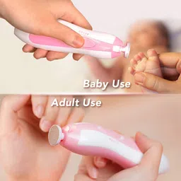 luminours KP YADAV Enterprises Plastic Baby Nail Trimmer with 6 Grinding Heads Safe for New-Born Kids - KP YADAV ENTERPRISES-0984 image 3