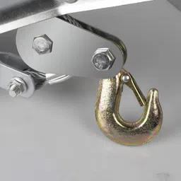 uptodateproducts Heavy-Duty 4-Ton Dual Gear Power Hand Puller with Cable Rope , Dual (2) Gear image 5