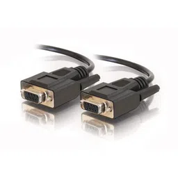 c2g 15FT DB9 F/F NULL MODEM CBL BLK image 1
