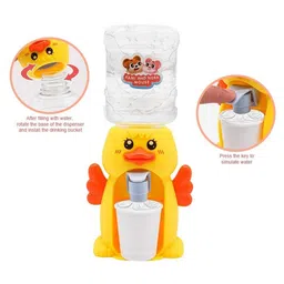 Zinnia Water Dispenser Toy for Kids, Multi Cartoon Character Drinking Fountain Pumps Water, Juice & Milk Water Dispenser Toy Kids (Duck) image 3