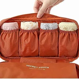 wolblix Undergarments and innerwear Storage Bag Travel cosmetic pouch for women, Toiletry Bag Organiser (Multicolor) image 3