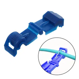 e-INFINITY Wire Cable Connectors Terminals Crimp Scotch Lock Quick Splice Electrical Car Audio 22-10AWG 0.5mm-6mm Kit Tool Set, Blue -20PCS (10 Set/Pair) image 2