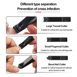 insime Nail Cutter Set - Big & Small Toe Nail Clippers for Men & Women - Stainless Steel image 3