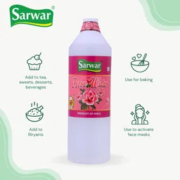 Sarwar Rose Water (500ml) (pack of 2) image 2