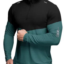Noble Monk Men's Active wear Regular Fit T Shirt |Full Sleeves |Casual T-Shirt for Men image 1