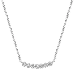 giva 925 Anushka Sharma Silver Blooming Flower Necklace | Gifts for Girlfriend, Gifts for Women & Girls| With Certificate of Authenticity and 925 Stamp | 6 Month Warranty* image 1