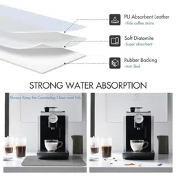 riviox Kitchen Dish Drying Mat – Large, Non-Slip, Water Absorbent, Quick Drying Mat for Dishes, Glasses & Utensils(60X40) image 5