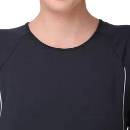 Benzos Women's Body Fitted Gym Running Sports Track Suit | Regular Casual Fit | Track Suit for Girls & Women | Fabric - Polyester Blend image 4