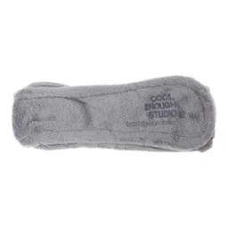 rkpm Girls Hair Band Wash Face Bath Spa Makeup Wrap Rabbit Ears Headband Soft Elastic (Gray) image 2