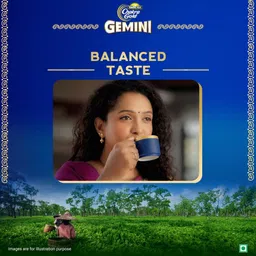 Tata Tea Chakra Gold Gemini 250g, Black Tea, Strong Assam Tea, Rich Aroma, Premium Dust Tea image 4