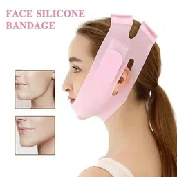 vezpax Silicone V Face Mask for Face Lift | Facial Slimming Bandage for Chin & Cheek | Double Chin Reducer for Women & Men | Skin Tightening Belt for Slim Lift, 1 count image 3