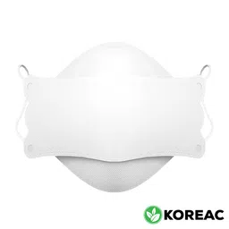 koreac [Pack of 30 [Air Queen] Nano Mask_White image 4