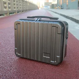 getzget GetZget® Carrying case Bag for DJI Mini 3 Pro and Accessories Protective Shoulder Cum Hand Carry Travel Suitcases (Hard Case with Shoulder Strap(Grey)) image 4