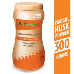 naturolax Naturolax-A Isabgol Powder |300g - Pack of 3| Psyllium Husk Powder | Non-Habit Forming Isabgol - Ayurvedic Formula| Fiber Supplements for Digestion| Effectively Relieves Constipation|Orange Flavoured image 2