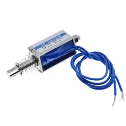 xcluma JF-0530B DC 24V 5N Push-Pull Type DC Solenoid Electromagnet Linear Motion image 1