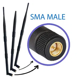 netboon 9dBi Whip Rubber Duck Omni Antenna - SMA Male Plug Connector | Wireless Antenna for Routers, IoT Devices, and WiFi Extenders image 5