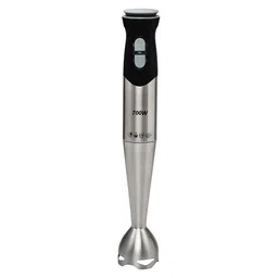 Lomesh Stainless Steel 700 W Electric Hand Blender with 2 Speeds Multi functional Blender for Smoothies, Soups/Electric Stick Blender/Hand Mixer (Silver -Black) image 1