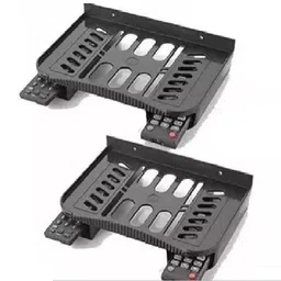 OFIXO Set top Box | WiFi Router Holder Wooden Wall Shelves | Stand Wall Mount Plastic Unbrackable Set Top Box Stand Wall Mount Shelf, DVD DTH Wall Holder, Wi-Fi Router, Wall Shelf (2) image 1