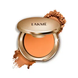 lakmé Lakme 9 to 5 Flawless Matte Complexion Compact Powder, Almond, Absorbs Oil, Conceals & Gives Radiant Skin - All Day Matte Finish Face Makeup, 8 g image 1