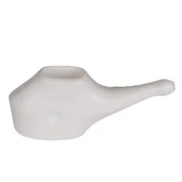 R A Products Plastic Jala Pot for Nasal Wash | Size: 250 ML | White image 3