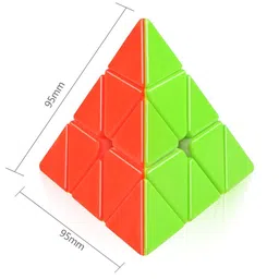 D ETERNAL All ages Speed Cube Combo Set Of 4X4 & Pyraminx Pyramid Triangle Puzzle Magic Cube Gift Set (4X4+Triangle) image 2