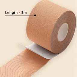 oxily Boob Tape Kit - Instant Boob Tape with 10 Nipple Pasties for Fashion with 36 Strips Double Sided Tape for Clothes &1 Pair Reusable Nipple Cover for Women (Beige) image 3