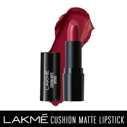 Lakmé Cushion Matte Lipstick, Red Wine, 4.5 g & Lakmé Cushion Matte Lipstick, Burgundy Bloom, 4.5 g image 3