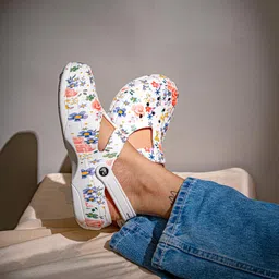 indifeet Classic Clogs for Women, Woman Waterproof Clog Shoes, Women's Stylish Platform Shoe, Ladies Beach Water Slippers, Girls Latest Cute Rubber Footwear, Casual floaters image 5