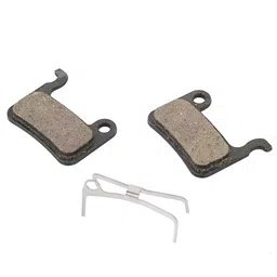 lighter house LIGHTER HOUSE� 2 pcs.(01 Pair) Imported Disc Brake Pad, Resin Semi-Metallic Mountain Bike Bicycle Disc Brake Pad Bike Accessory with Clip image 4